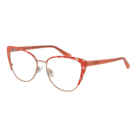 Orange Women Glasses Frame Guess