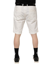 Dolce & Gabbana White Chinos Cotton Stretch Men Casual Shorts