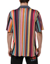 Dolce & Gabbana Multicolor Stripes Collared Men Polo T-shirt