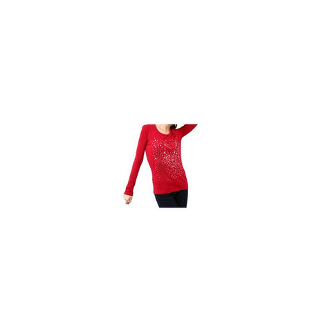 Red Cotton Women T-Shirt Montana Blu