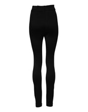 Dolce & Gabbana Black Nylon High Waist Skinny Leggings Pants