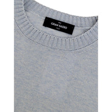 Gran Sasso Blue Cotton Sweater