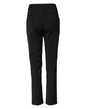 Dolce & Gabbana Black STAFF High Waist Tapered Pants