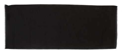 Brown Virgin Wool Striped Pattern Wrap Scarf Dolce & Gabbana