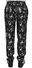 Black Musical Instrument Sleepwear Pants Dolce & Gabbana