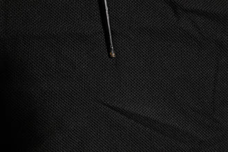 Dolce & Gabbana Black DG Silk Vneck Collared Men Polo T-shirt