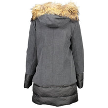 Gray Polyester Jackets & Coat Yes Zee