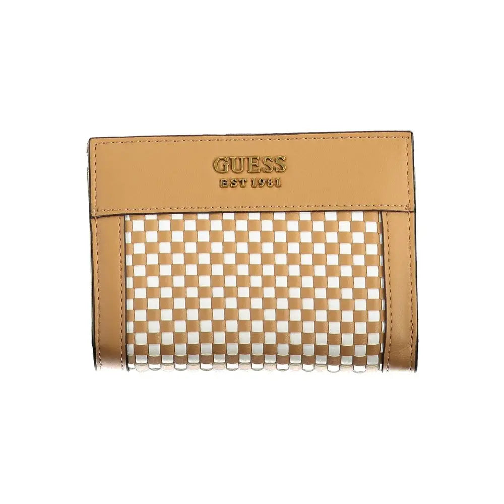 Brown Polyethylene Wallet Guess Jeans