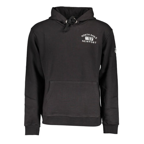 North Sails Black Cotton Men Sweater
