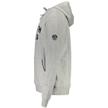North Sails Gray Cotton Men Sweater