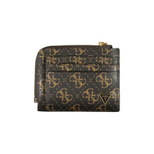 Brown Leather Wallet Guess Jeans