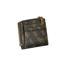 Brown Leather Wallet Guess Jeans