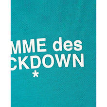 Comme Des Fuckdown Green Cotton Men Hoodie