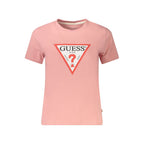 Guess Jeans Pink Cotton Women T-Shirt