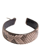 Dolce & Gabbana Brown Exotic Leather Handbag Accessory Shoulder Strap