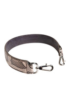 Dolce & Gabbana Beige Exotic Leather Handbag Accessory Shoulder Strap
