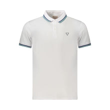Guess Jeans White Cotton Men Polo Shirt
