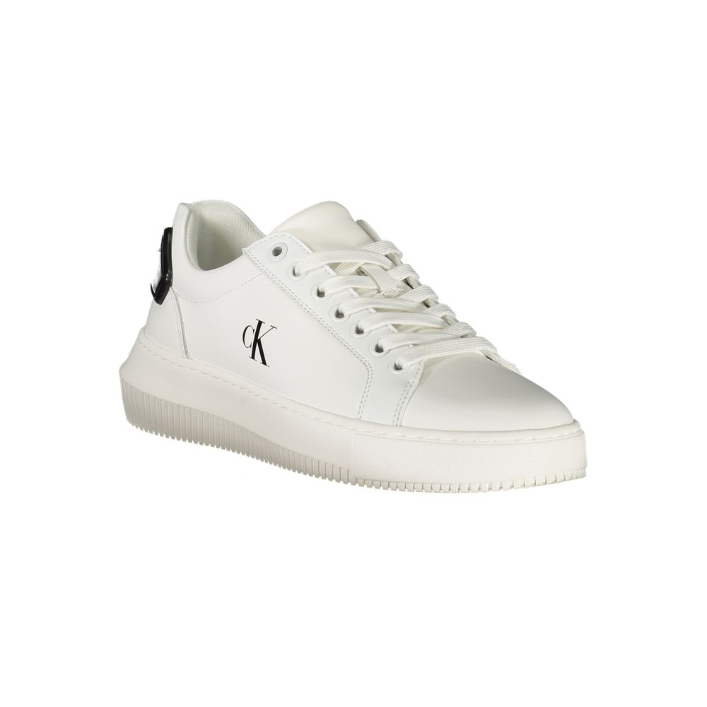 Calvin Klein White Leather Women Sneaker