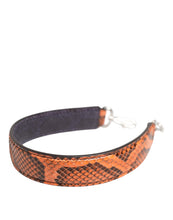Dolce & Gabbana Orange Exotic Leather Bag Shoulder Strap
