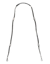 Dolce & Gabbana Black Leather DG Logo Chain Bag Shoulder Strap