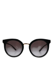 Dolce & Gabbana Black Transparent Trim Round DG4371-F Eyewear Sunglasses