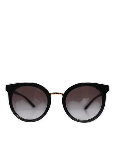 Dolce & Gabbana Black Transparent Trim Round DG4371-F Eyewear Sunglasses