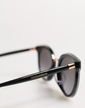 Dolce & Gabbana Black Transparent Trim Round DG4371-F Eyewear Sunglasses