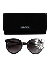 Dolce & Gabbana Black Transparent Trim Round DG4371-F Eyewear Sunglasses