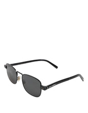 Dolce & Gabbana Black Metal Frame Square Lenses DG2222 Eyewear Sunglasses
