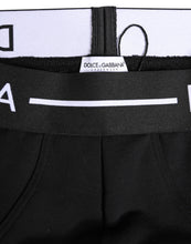 Dolce & Gabbana Black Cotton Stretch Regular Brief Underwear