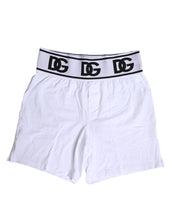 Dolce & Gabbana White Cotton Stretch Regular Boxer Underwear