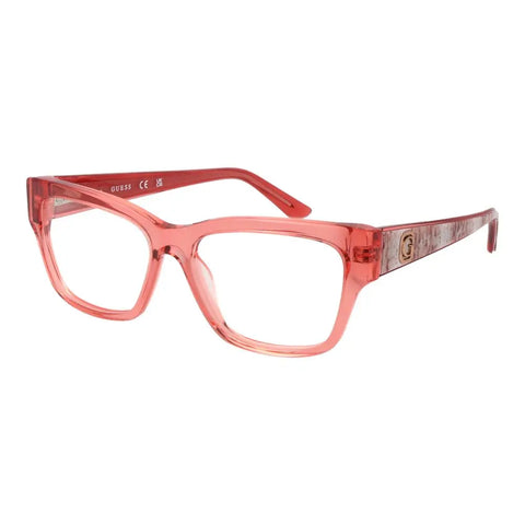 Red Women Glasses Frame Guess