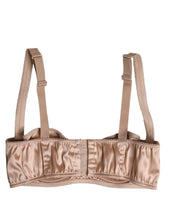 Dolce & Gabbana Pale Pink Underwired Balconette Bra Underwear