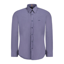 Blue Cotton Men Shirt Hugo Boss