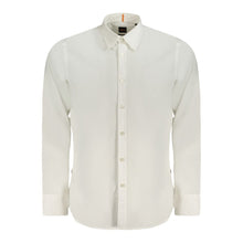 Hugo Boss White Cotton Men Shirt