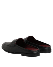 Dolce & Gabbana Black Calfskin Leather Slip On Loafers Shoes