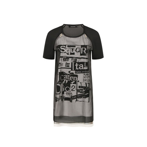 Dsquared² Silk Printed Mini Dress