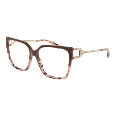 Beige Women Glasses Frame Guess
