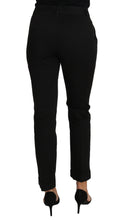Black Dress Cropped Straight Straight Pants Dolce & Gabbana