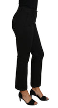 Black Dress Cropped Straight Straight Pants Dolce & Gabbana