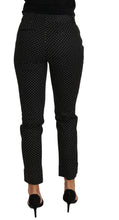 Black Dress Polka Dot Cropped Straight Pants Dolce & Gabbana