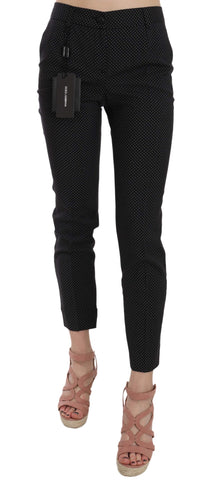 Polka Dot Slim Capri Trousers Tapered Pants Dolce & Gabbana