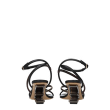 Fendi Multicolor Leather Sandals