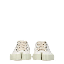 Maison Margiela White Fabric Low Tops