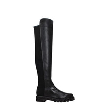 Stuart Weitzman Black Leather Over The Knee