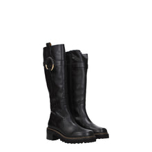 See By Chloé Black Leather Over The Knee