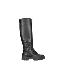 Max Mara Black Leather Over The Knee