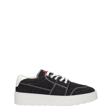 Ami Paris Black Fabric Low Tops