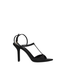 Givenchy Black Satin Stiletto Heels Sandals