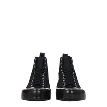 Jil Sander Black Fabric High Tops